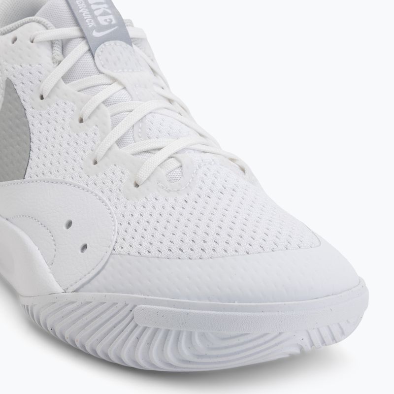 Încălțăminte de volei Nike Hyperquick Court Flight white/photon dust/metallic silver 7