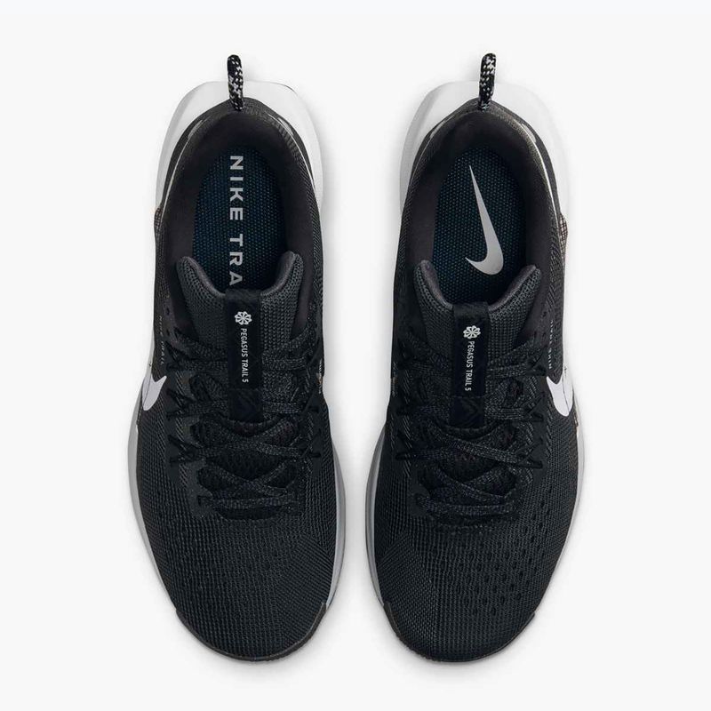 Încălțăminte de alergare pentru femei Nike Pegasus Trail 5 black / white / anthracite / wolf grey 7