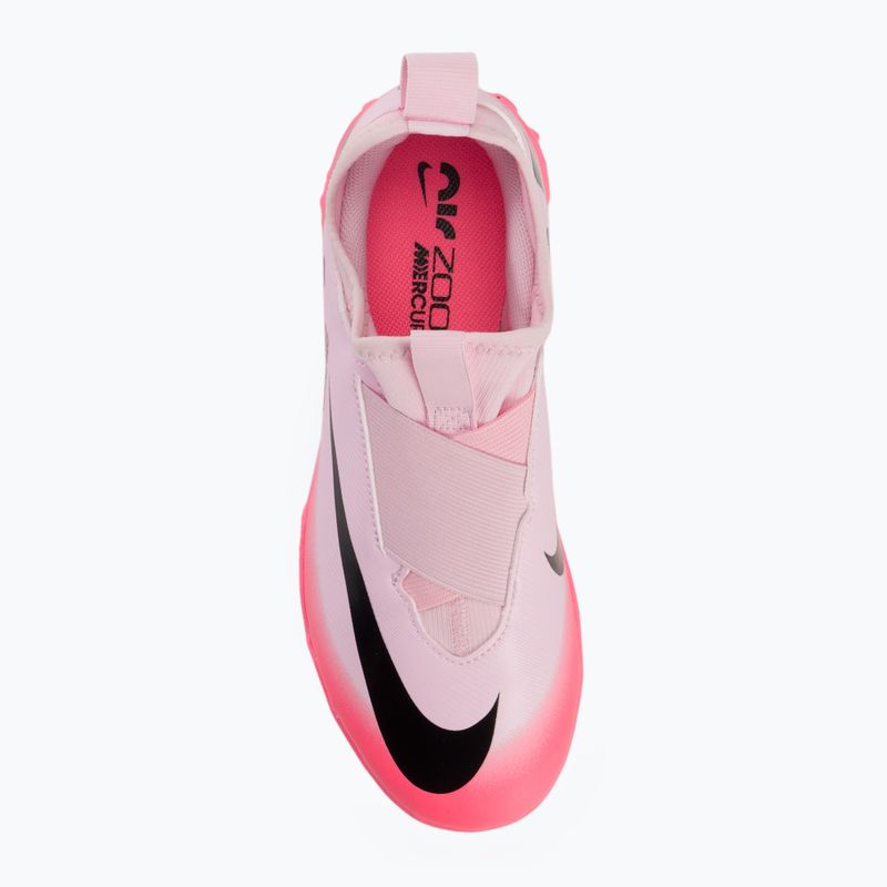 Încălțăminte de fotbal pentru copii Nike Zoom Mercurial Vapor 15 Academy TF pink foam/black 5
