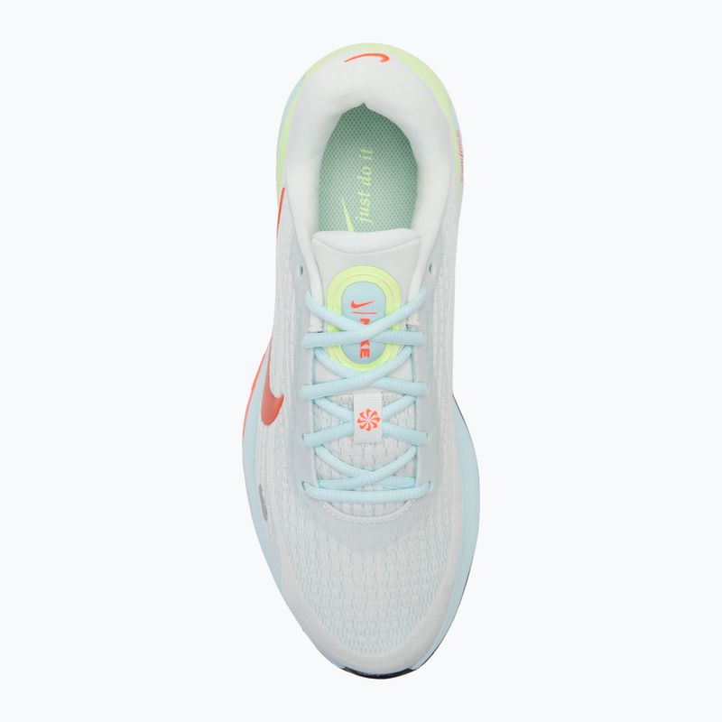 Încălțăminte de alergare pentru femei Nike Journey Run summit white/glacier blue/barely volt/bright Crimson 5