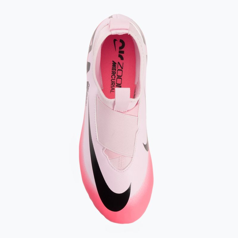 Încălțăminte de fotbal pentru copii Nike Zoom Mercurial Superfly 9 Academy FG/MG pink foam/black 5