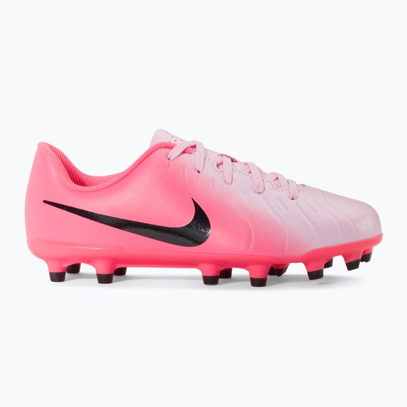 Încălțăminte de fotbal pentru copii Nike Tiempo Legend 10 Club FG/MG pink foam/black 2