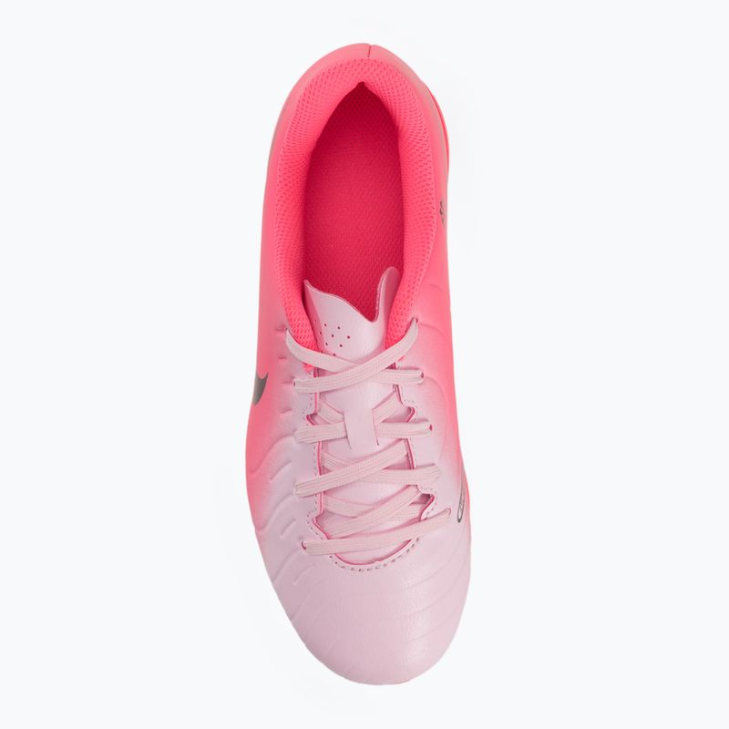 Încălțăminte de fotbal pentru copii Nike Tiempo Legend 10 Club FG/MG pink foam/black 5