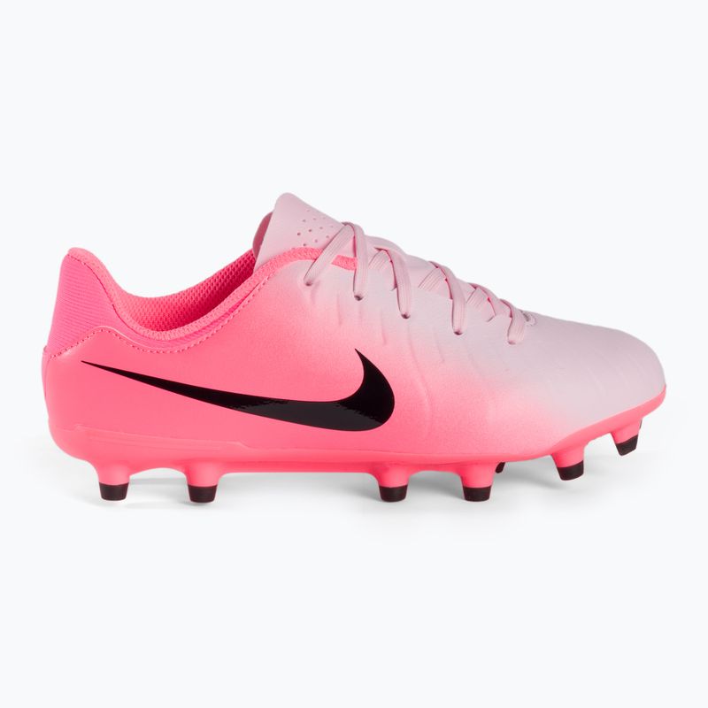 Încălțăminte de fotbal pentru copii Nike Tiempo Emerald Legend 10 Academy FG/MG pink foam/black 2