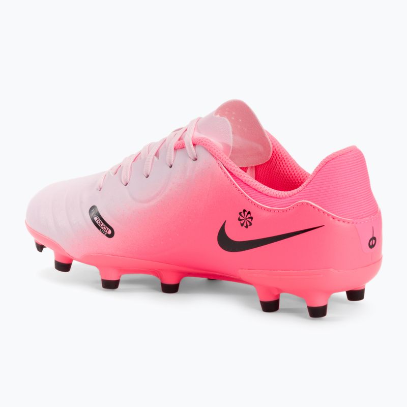 Încălțăminte de fotbal pentru copii Nike Tiempo Emerald Legend 10 Academy FG/MG pink foam/black 3