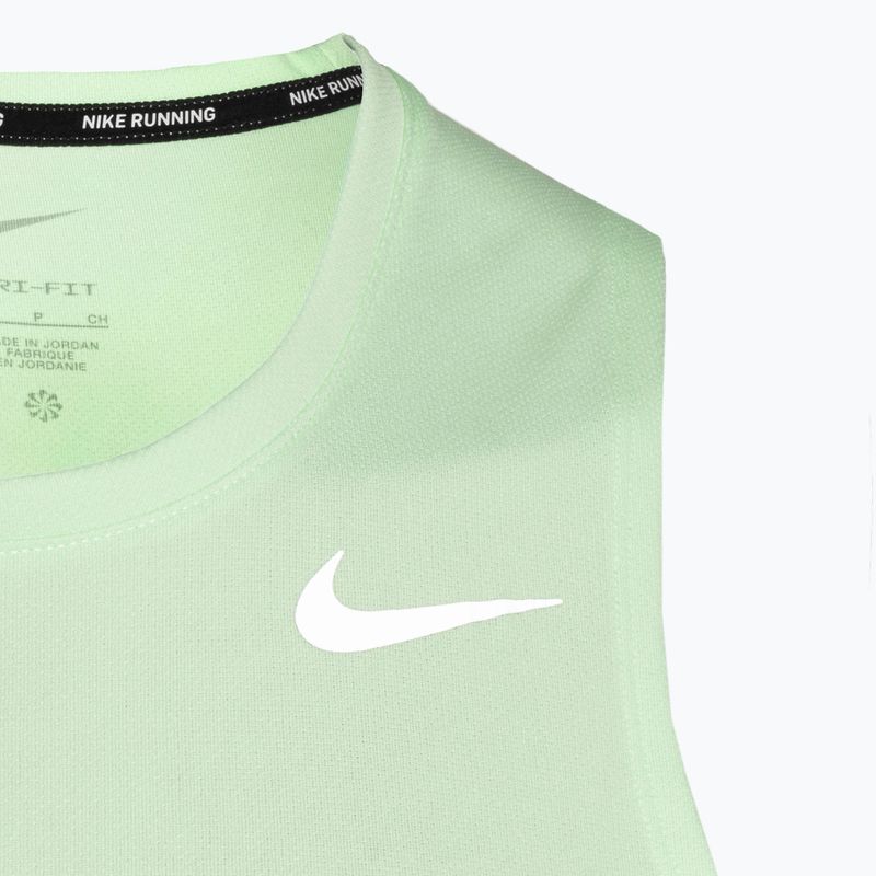 Tank top de alergare pentru bărbați Nike Dri-Fit Miler vapor green 3