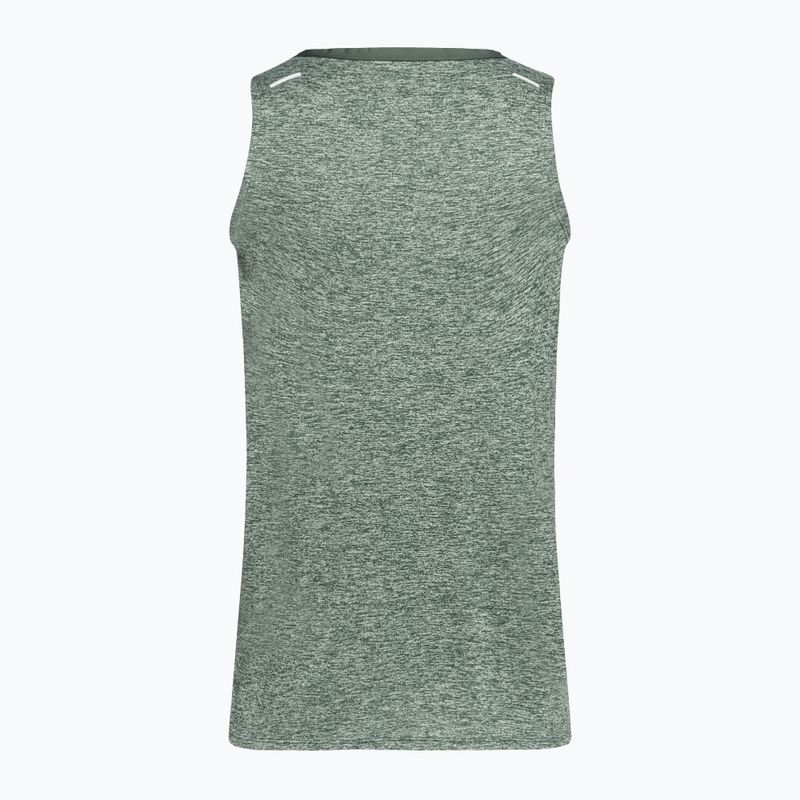 Tank top de alergare pentru bărbați Nike Dri-Fit Rise 365 vintage green/heather 2