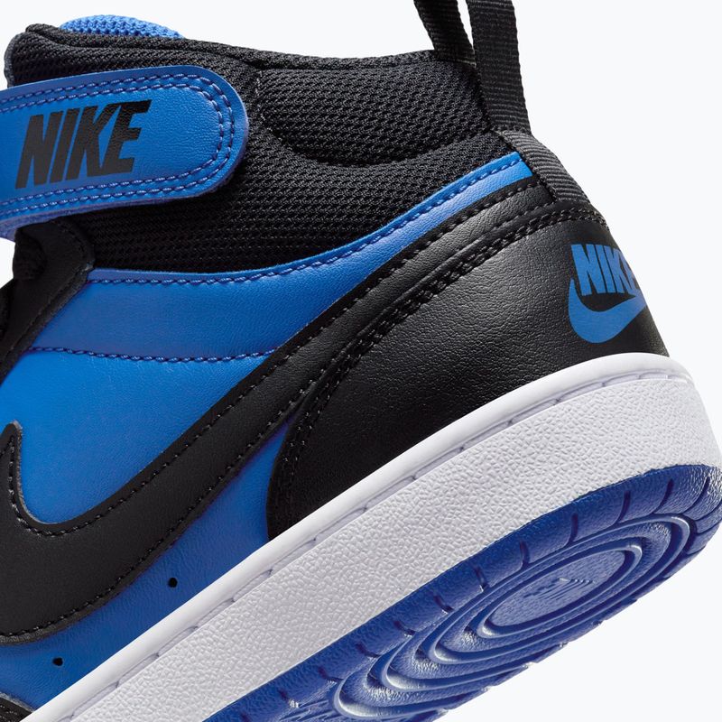 Încălțăminte pentru copii Nike Court Borough Mid 2 Game Royal/White/Black 9