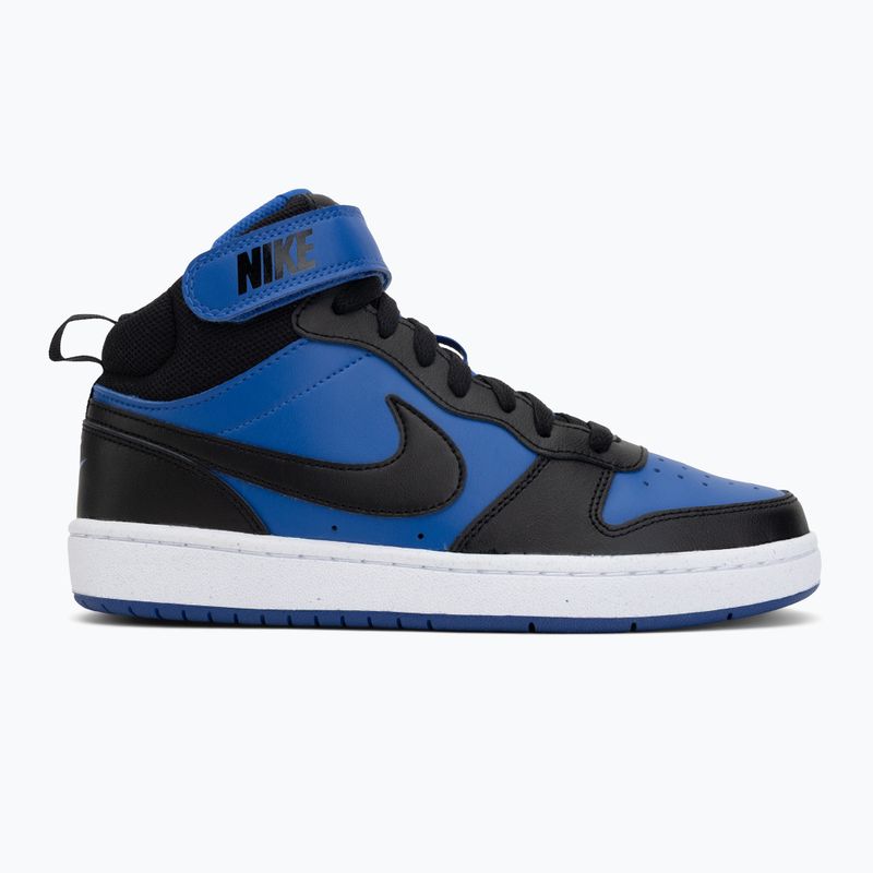 Încălțăminte pentru copii Nike Court Borough Mid 2 Game Royal/White/Black 2