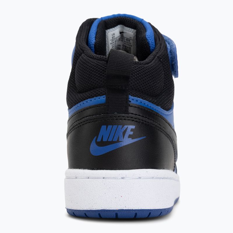 Încălțăminte pentru copii Nike Court Borough Mid 2 Game Royal/White/Black 6
