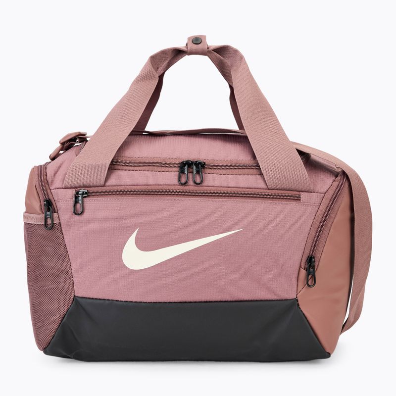 Geantă de antrenament Nike Brasilia 9.5 Duffle 25 l smokey mauve/black/light orewood brown
