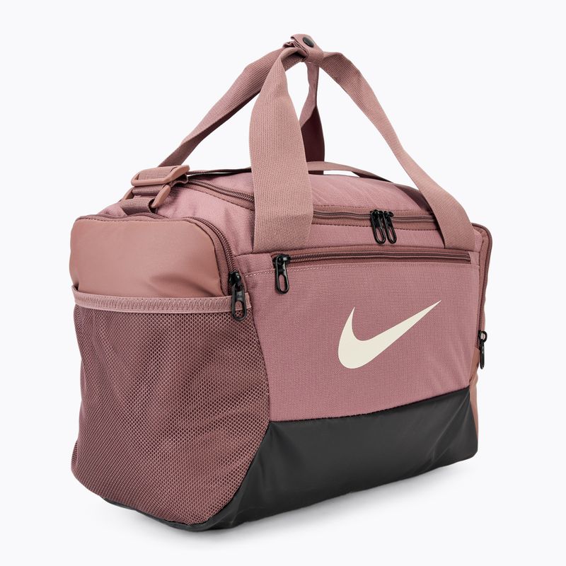 Geantă de antrenament Nike Brasilia 9.5 Duffle 25 l smokey mauve/black/light orewood brown 2