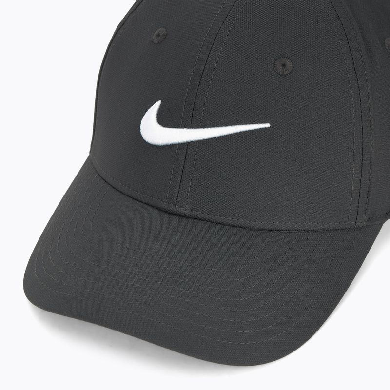 Șapcă Nike Dri-FIT Club dark smoke grey/white 3