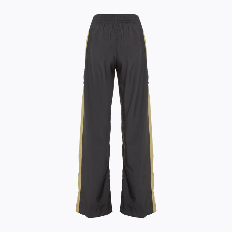 Pantaloni pentru femei Nike Sportswear Woven High-Waisted dark smoke grey/saturn gold/white 2