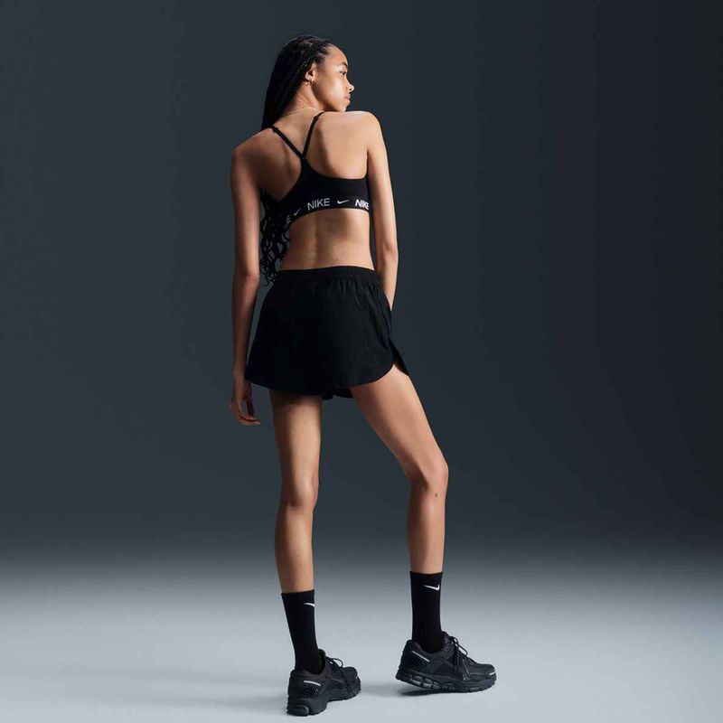 Sutien pentru antrenament Nike Dri-Fit Indy Light Support black/black/white 3