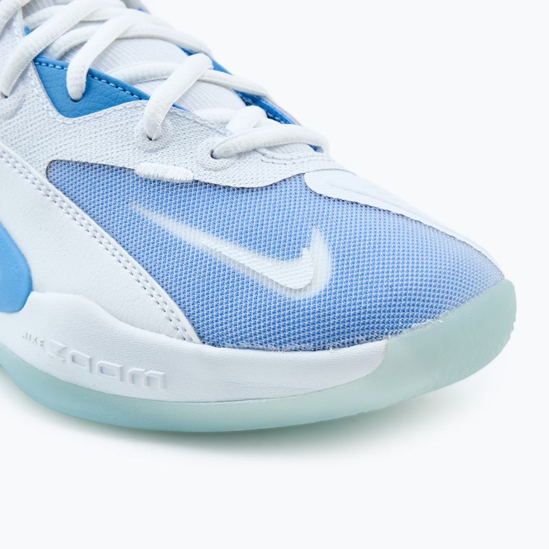 Pantofi de volei Nike React Hyperset 2 alb/alb/albastru valor 7