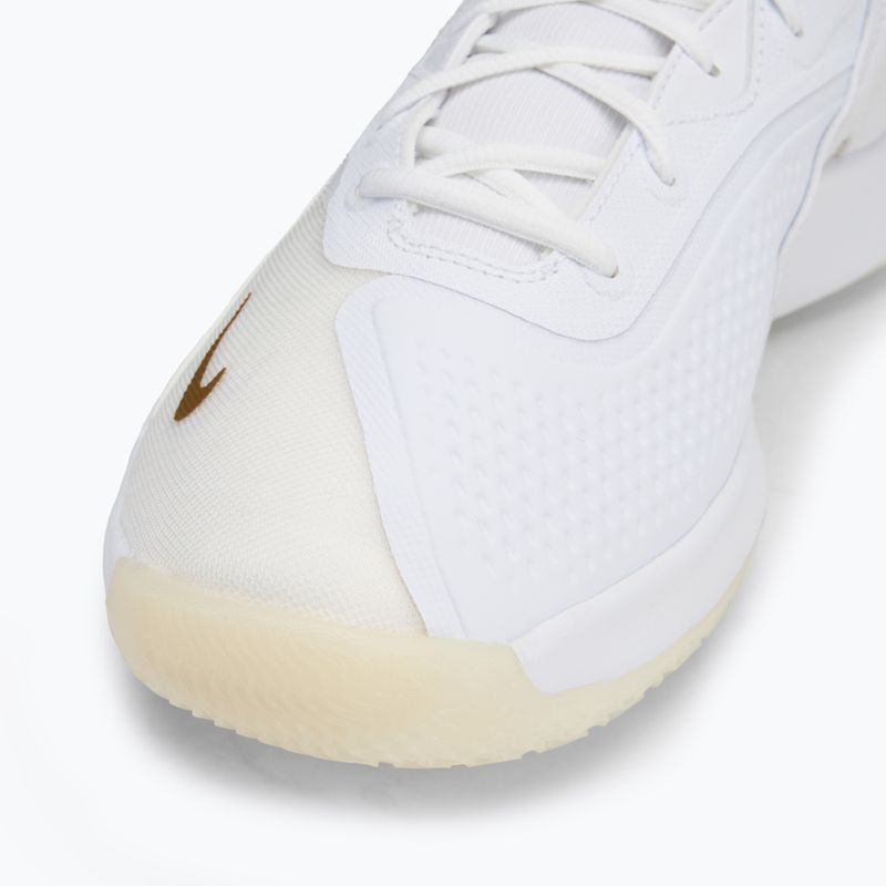 Pantofi Nike React Hyperset 2 alb/alb/auriu metalic 7