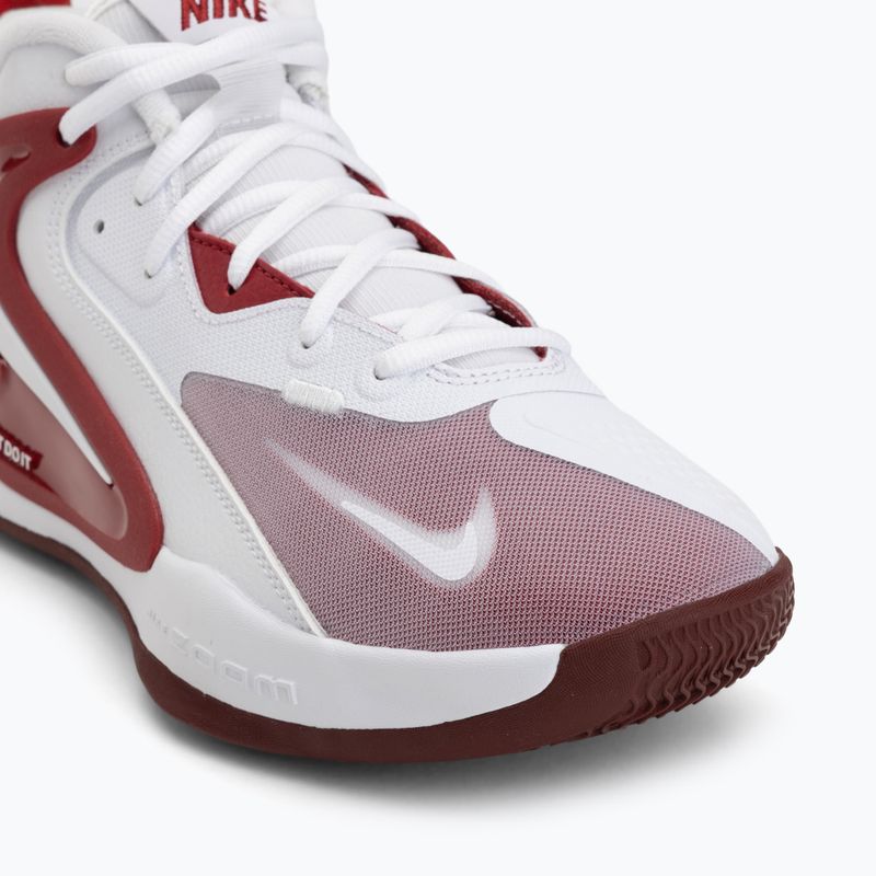Încălțăminte de volei Nike React Hyperset 2 white/team crimson 7