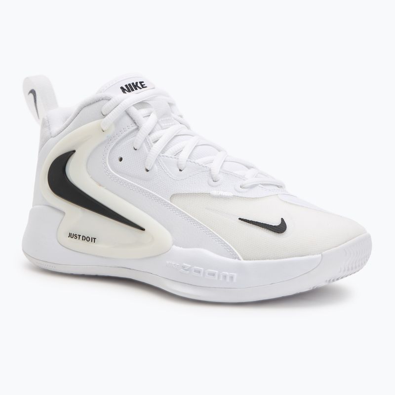Pantofi de volei Nike React Hyperset 2 alb/alb/negru