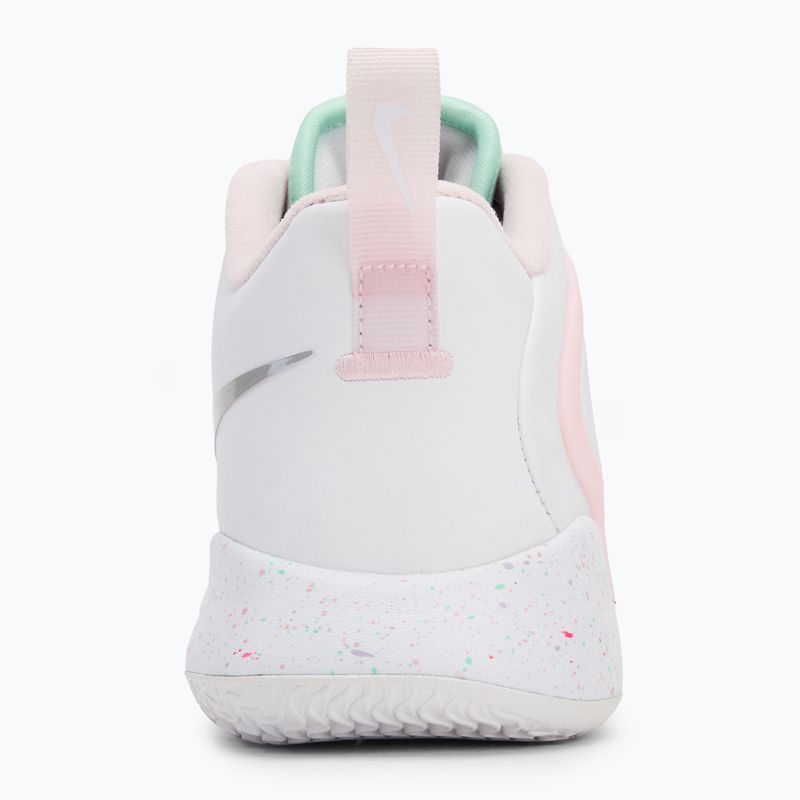Încălțăminte de volei Nike Hyperset 2 SE white/hyper pink/mint foam/violet mist/pink foam 6
