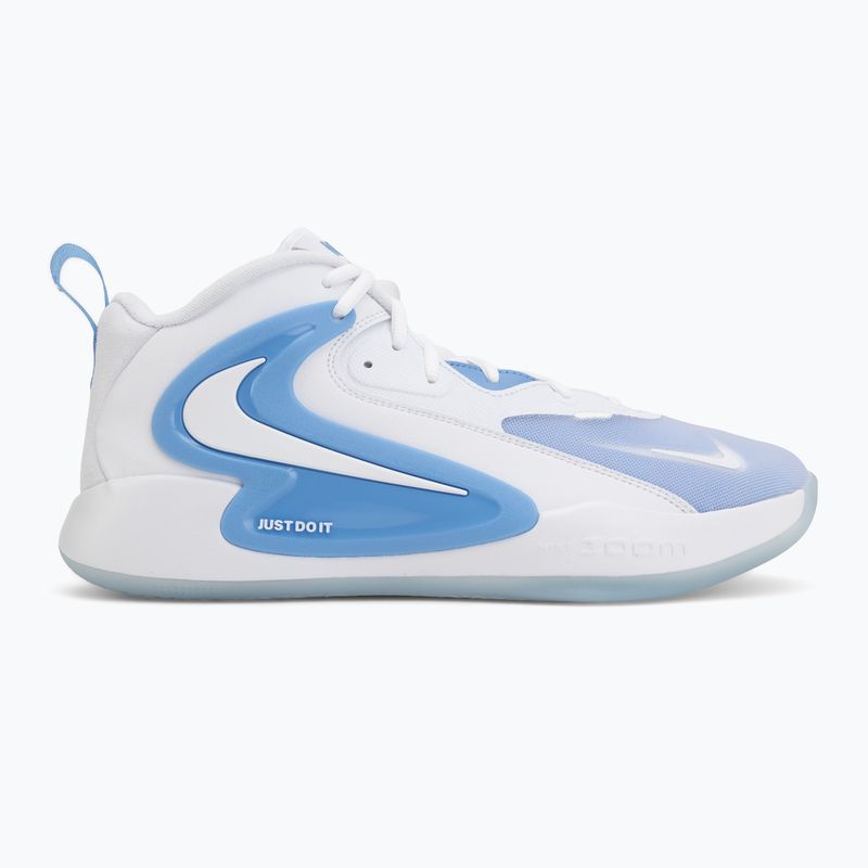 Pantofi Nike React Hyperset 2 alb/alb/albastru valor 2