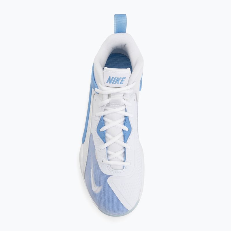Pantofi de volei Nike React Hyperset 2 alb/alb/albastru valor 5