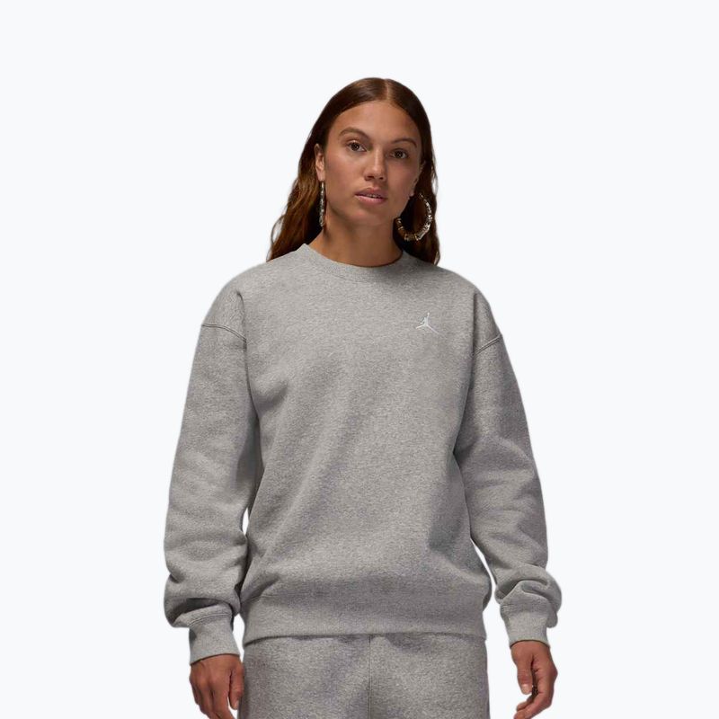 Bluza damska Nike Jordan Brooklyn Fleece dark grey heather/white