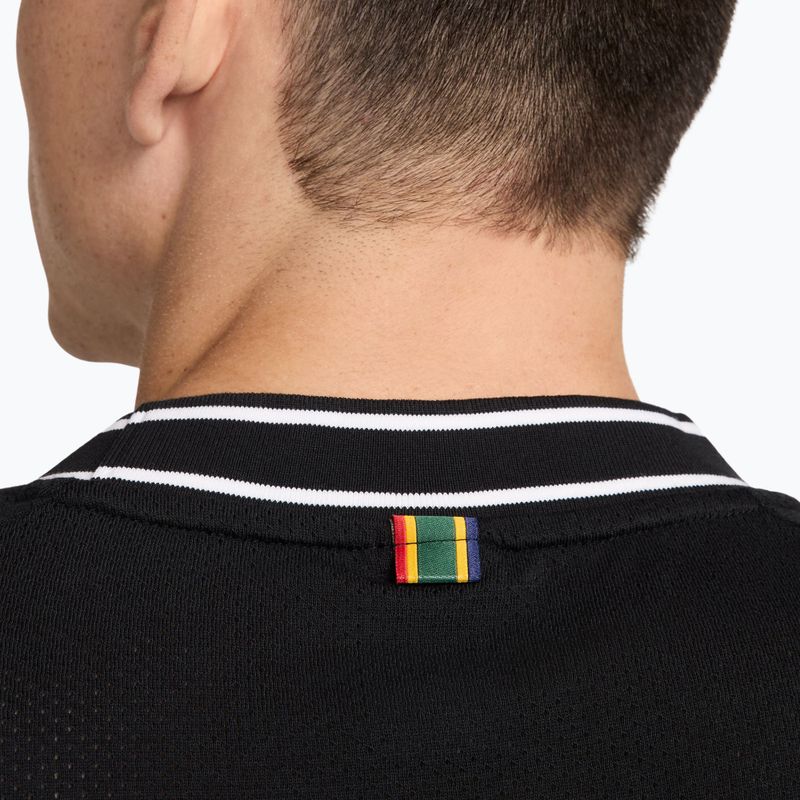 Tricou de tenis pentru bărbați Nike Court Heritage black/white 5