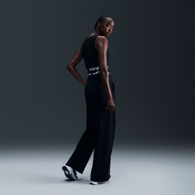 Tank top de antrenament pentru femei Nike Pro Dri-Fit black/white 8