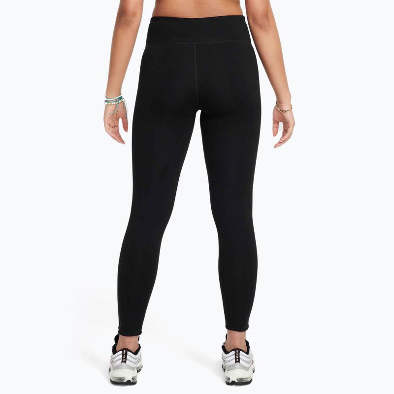 Colanți pentru copii Nike Sportswear Classic High-Waisted black/white 3