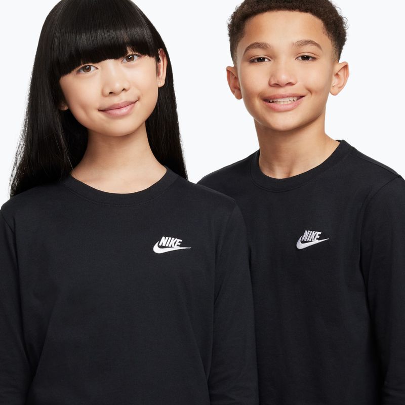 Longsleeve pentru copii Nike Sportswear black 4