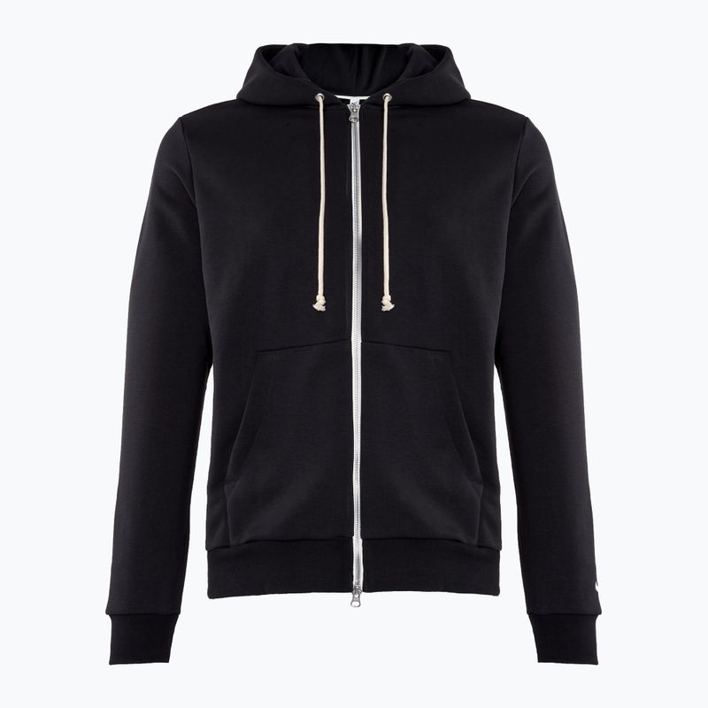 Bluză de baschet pentru bărbați Nike Standard Issue Dri-Fit Full-Zip Hoodie black/pale ivory