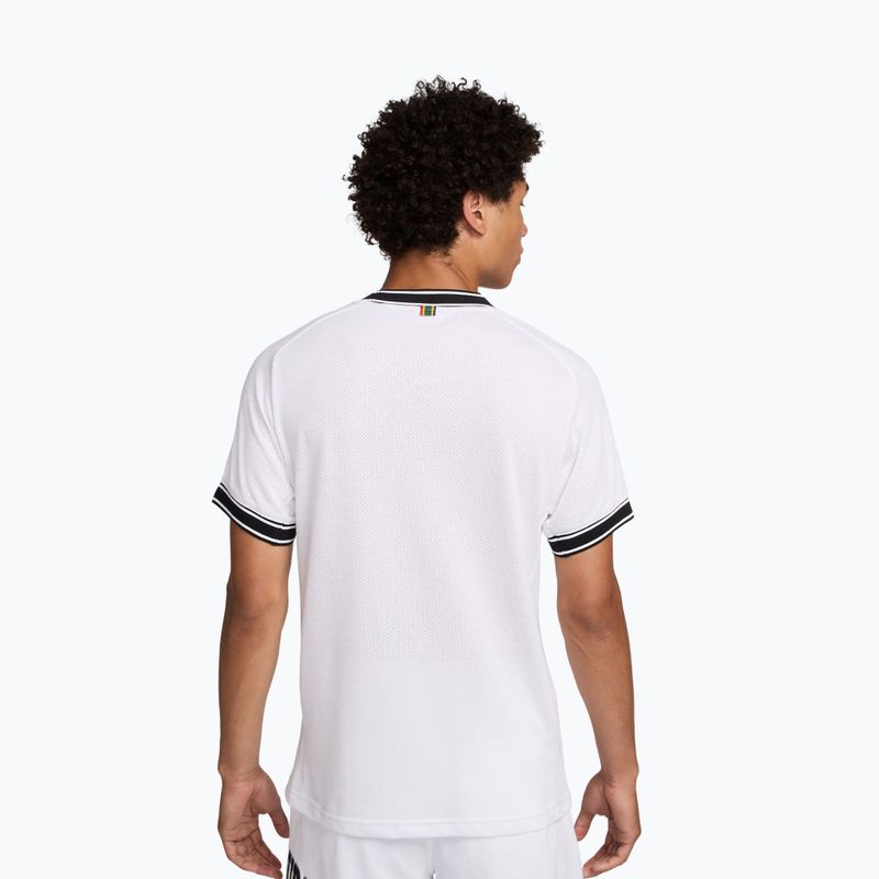 Tricou de tenis pentru bărbați Nike Court Heritage white/black 3