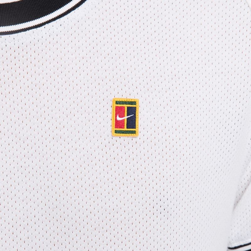 Tricou de tenis pentru bărbați Nike Court Heritage white/black 6
