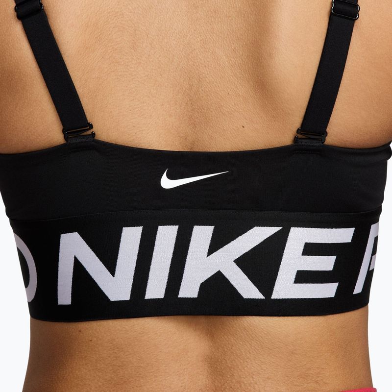 Sutien de antrenament Nike Pro Indy Plunge black/white/white 7