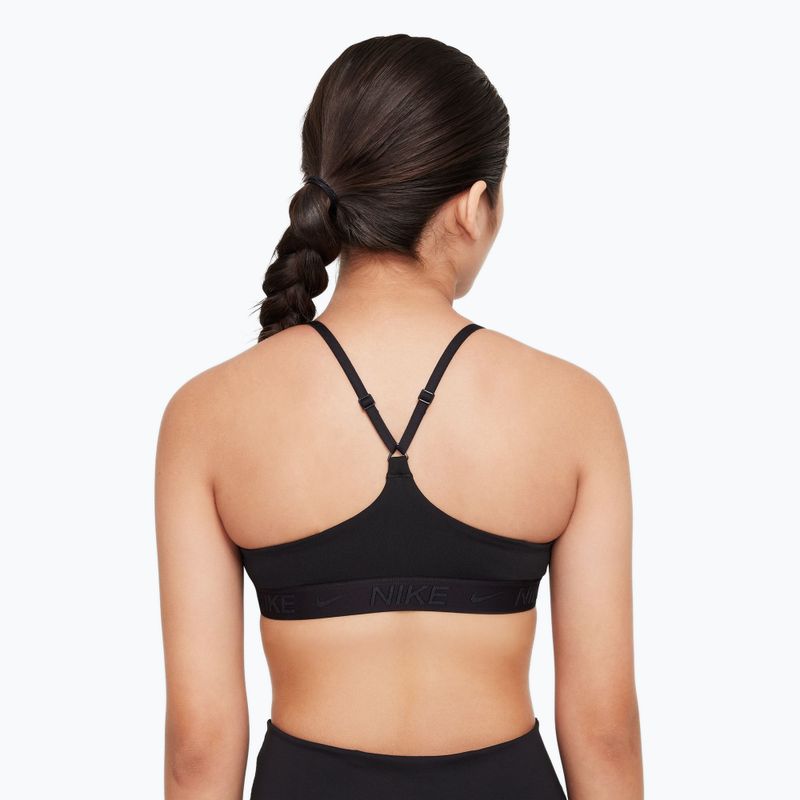 Sutien pentru fete Nike Indy black/black 3