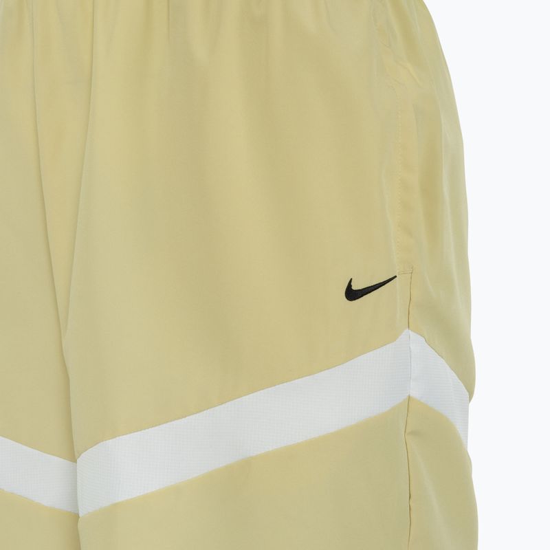 Pantaloni scurți de baschet pentru bărbați Nike Icon Dri-Fit 6" team gold/team gold/white/black 3