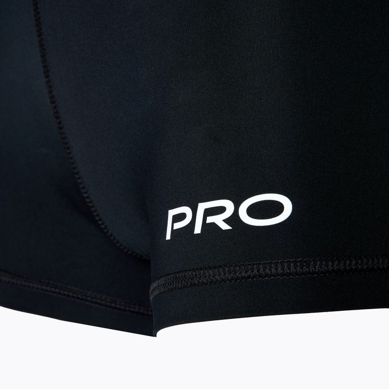 Pantaloni scurți de antrenament pentru femei Nike Pro Mid Rise 3" black/iron grey/white/white 5