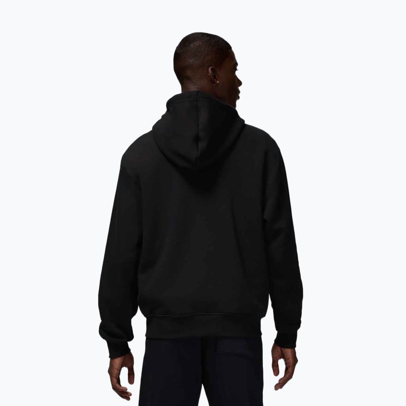 Hanorac bărbătesc Jordan Brooklyn Fleece Full Zip black/white 3