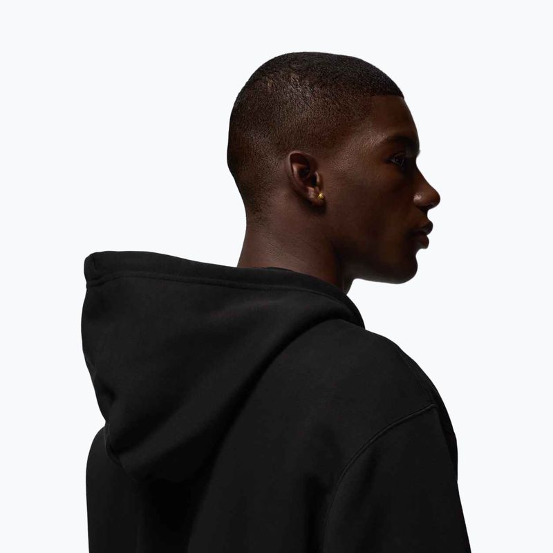 Hanorac bărbătesc Jordan Brooklyn Fleece Full Zip black/white 5