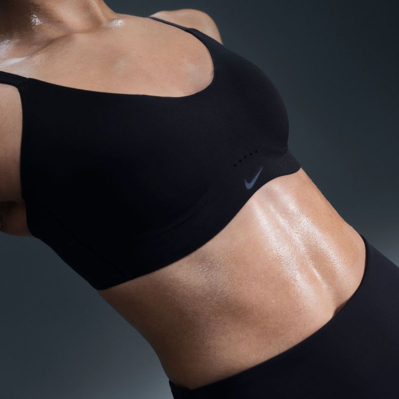 Sutien de antrenament Nike Alate Minimalist black/cool grey 6