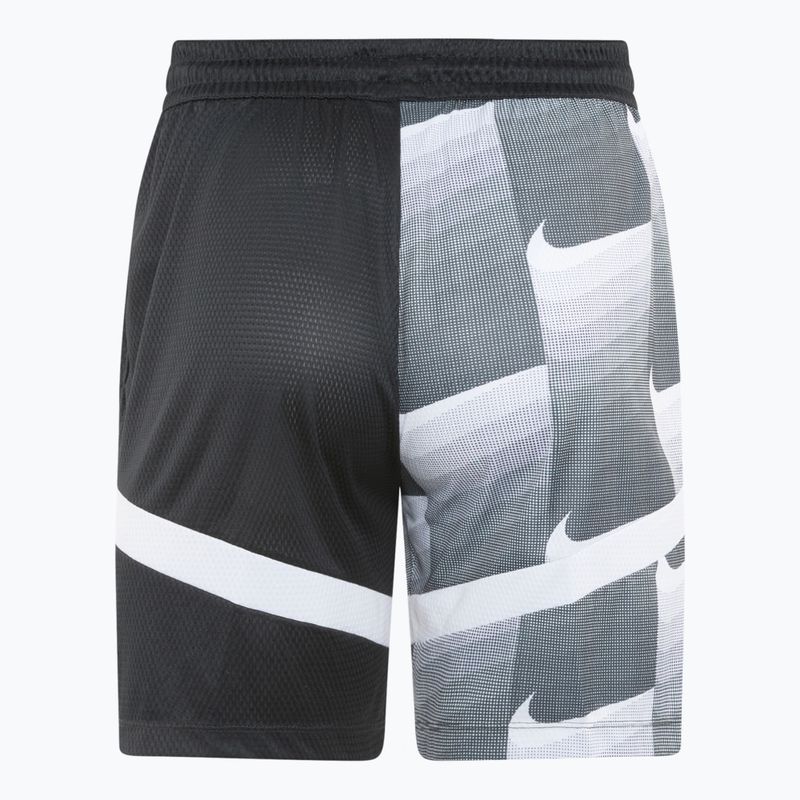 Pantaloni scurți de baschet pentru bărbați Nike Icon Dri-Fit 8" black/white/white/white 2