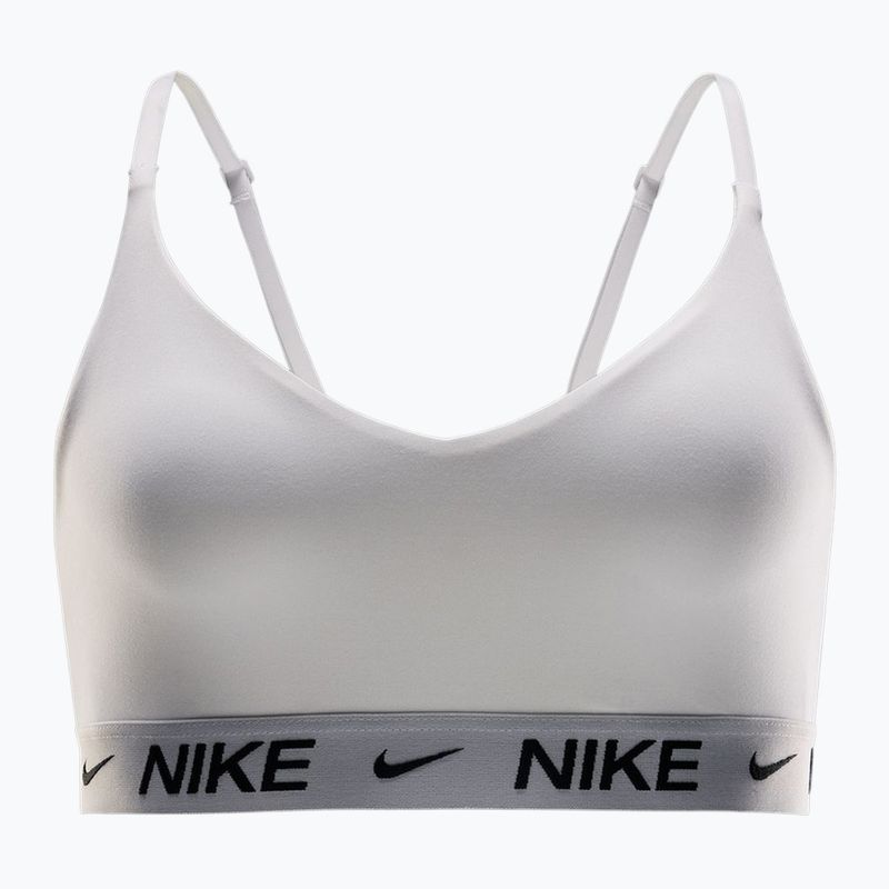 Sutien de antrenament Nike Dri-Fit Indy Light Support white/black 5
