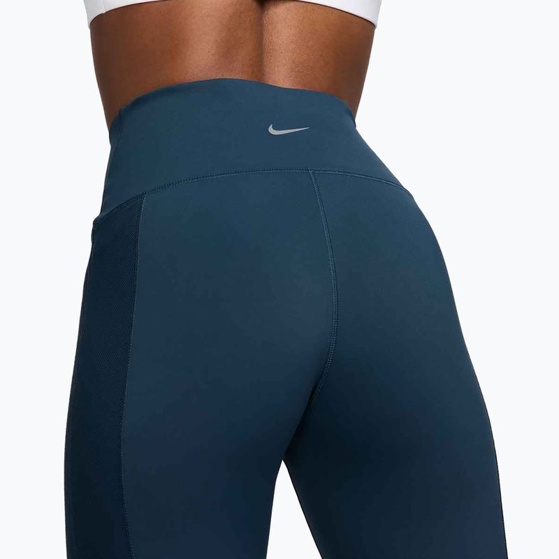Colanți pentru femei Nike One Wrap High-Waist 7/8 Armory Navy 6
