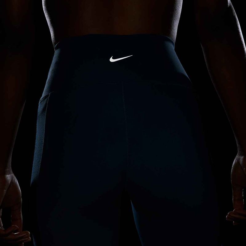 Colanți pentru femei Nike One Wrap High-Waist 7/8 Armory Navy 8