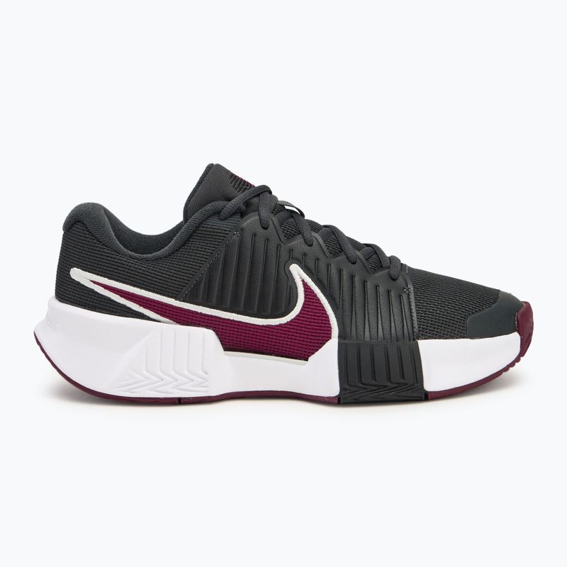 Încălțăminte de tenis pentru bărbați Nike GP Challenge Pro dark smoke grey/ black/ photon dust/ sangria 2