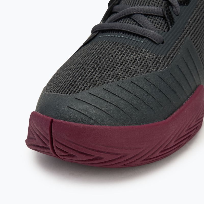 Încălțăminte de tenis pentru bărbați Nike GP Challenge Pro dark smoke grey/ black/ photon dust/ sangria 7