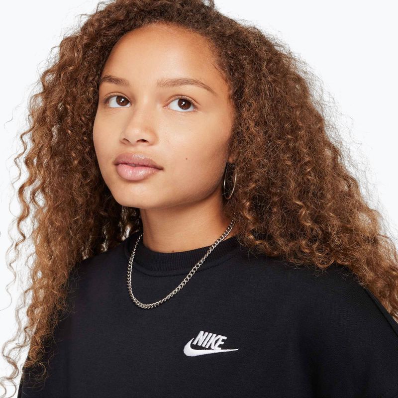 Hanorac pentru copii Nike Sportswear Club Fleece black/white 4