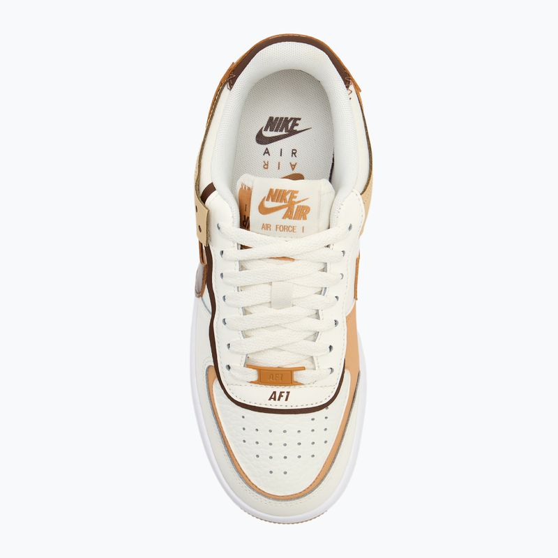 Încălțăminte pentru femei Nike Air Force 1 Shadow sail/flax/sesame/brown 5