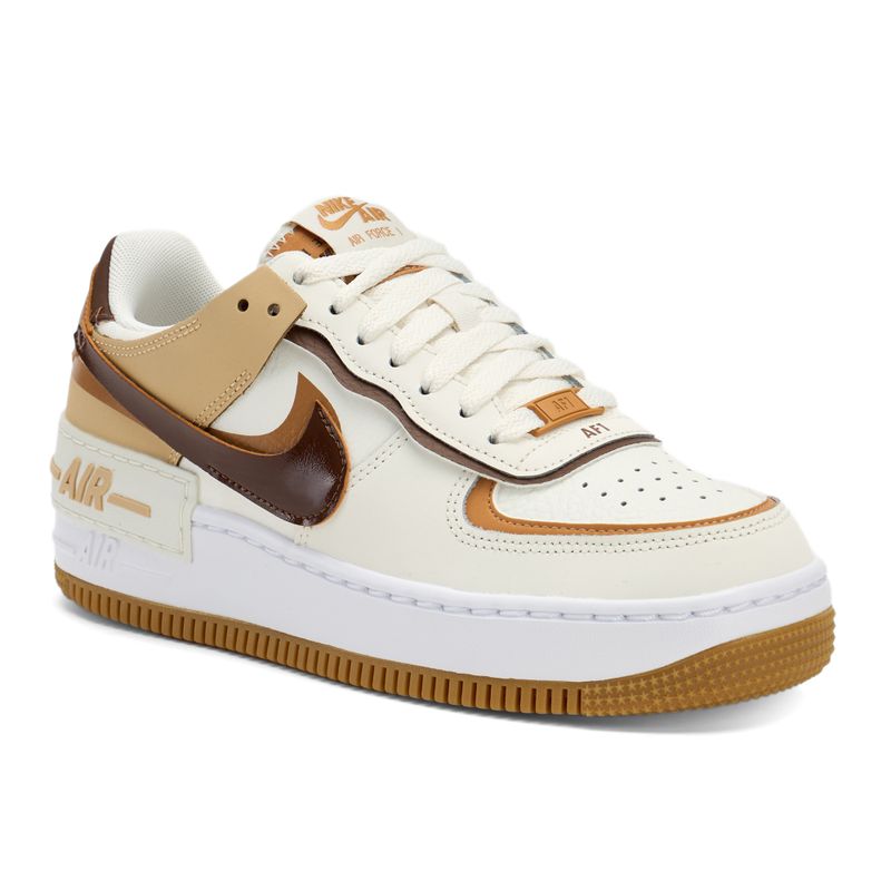 Încălțăminte pentru femei Nike Air Force 1 Shadow sail/flax/sesame/brown 8